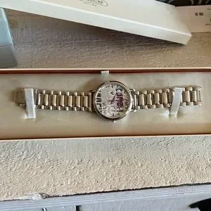 Coach | Accessories | Coach Poppy Silver Watch | Poshmark display picture 2